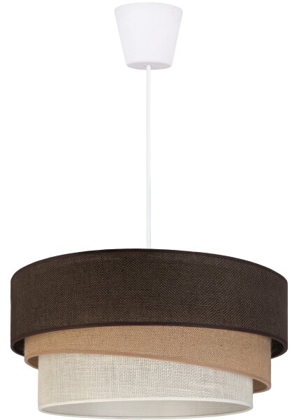 Brilagi - Luster na lanku TRIO 1xE27/60W/230V priemer 40 cm hnedá/béžová/biela