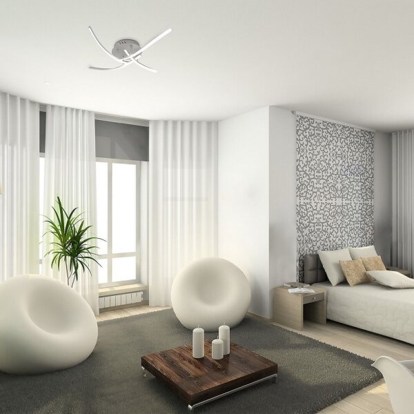 Rabalux 3145 - LED Prisadený luster TATJANA 4xLED/30W/230V 4000K