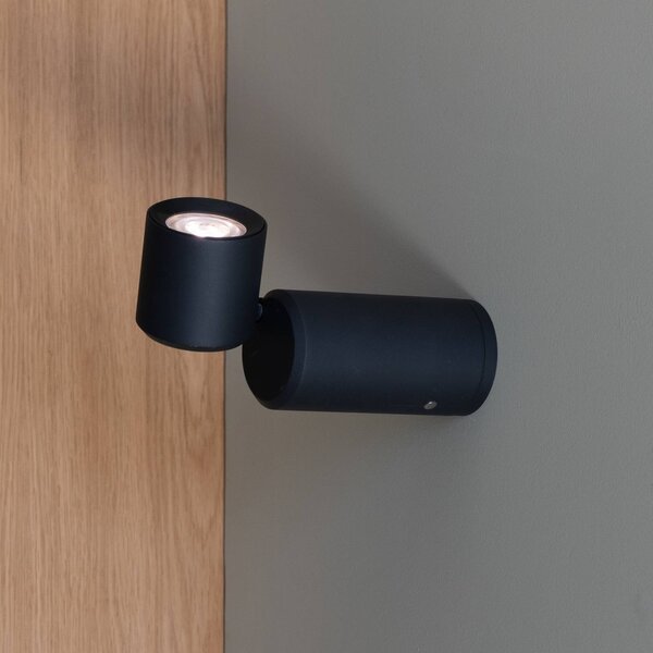 It's about RoMi LED stolná lampa Milan, čierna, 19 cm, Čierna, Obývacia izba / jedáleň, Hliník, Moderný