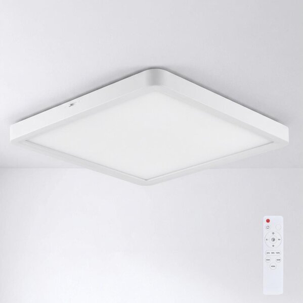 Brilagi - LED stmievateľné stropné svietidlo ESTELA SQUARE LED/36W/230V 31x31 cm biela + diaľkové ovládanie