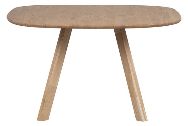 MUZZA Jedálenský stôl balto 130 x 130 cm prírodný