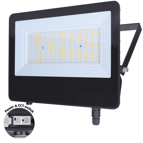 SOLIGHT LED reflektor TOP 150W, max. 21000lm, 3CCT, voliteľný výkon 100/75/47%, IP65