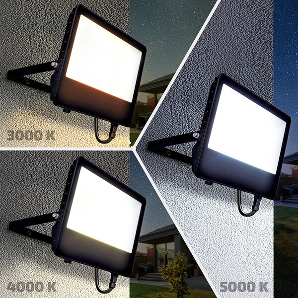 SOLIGHT LED reflektor TOP 150W, max. 21000lm, 3CCT, voliteľný výkon 100/75/47%, IP65