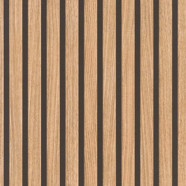 RASCH | Papierová tapeta na stenu TOP Collection 278408 | 0,53 x 10,05 m | hnedá, čierna