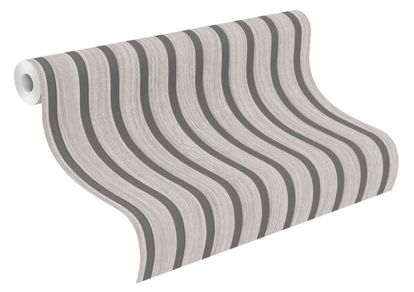 RASCH | Papierová tapeta na stenu TOP Collection 278415 | 0,53 x 10,05 m | šedá, hnedá