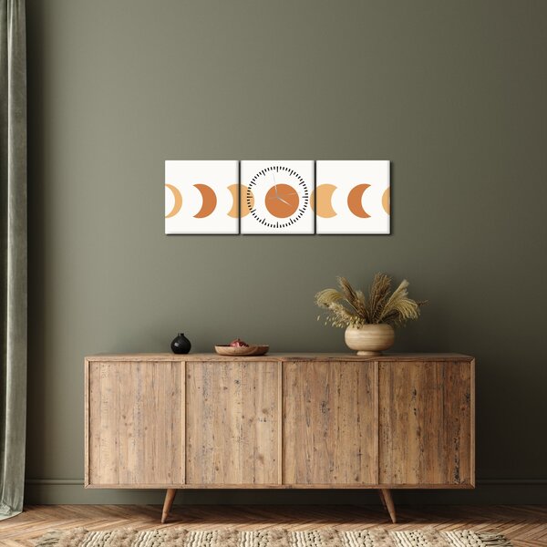 Obraz - Dream creations N⁰2 (s hodinami) (90x30 cm)