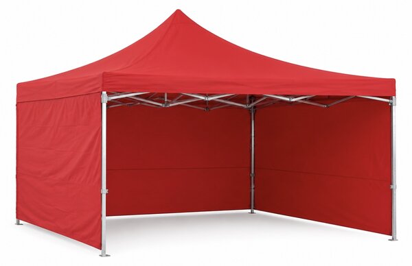Nožnicový stan PREMIUM QUALITY červený 3 m x 4,5 m