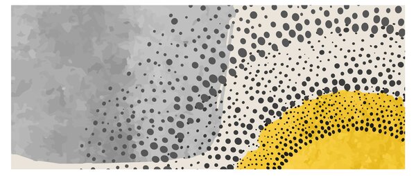 Obraz - Abstraktná maľba pláže N⁰3 (120x50 cm)