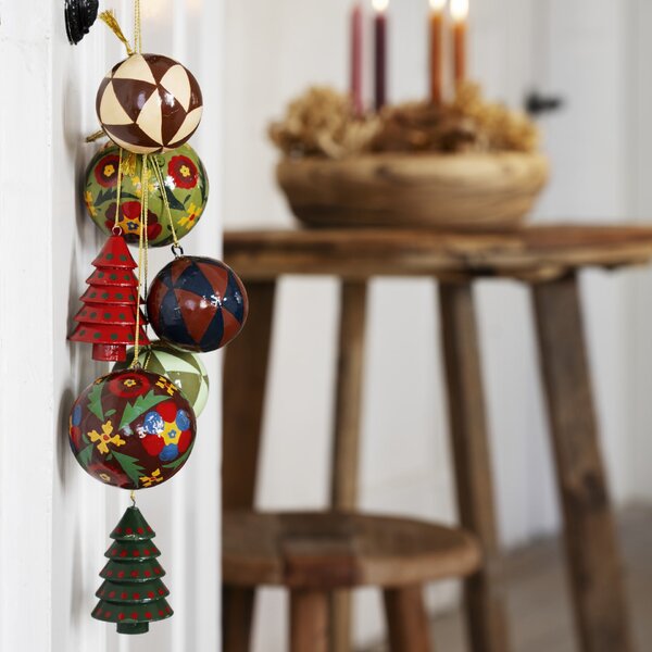 Vianočná ozdoba Christmas Tree Green / Red zelená