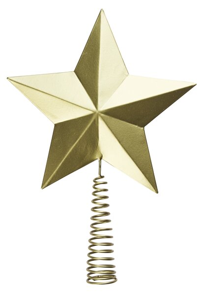 Špička na stromček Star Antique Brass