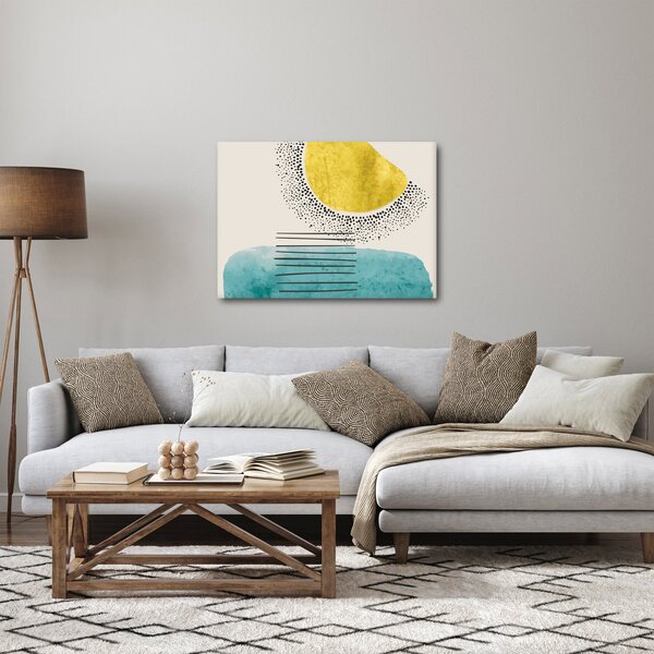 Obraz - Abstraktná maľba pláže N⁰2 (70x50 cm)