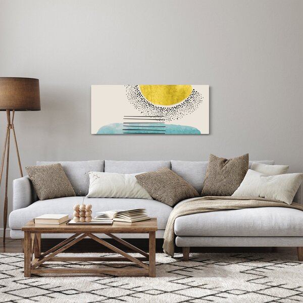 Obraz - Abstraktná maľba pláže N⁰2 (120x50 cm)