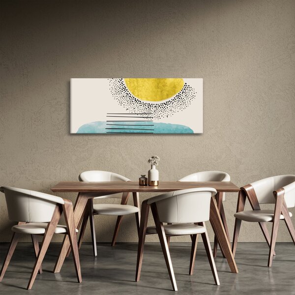 Obraz - Abstraktná maľba pláže N⁰2 (120x50 cm)
