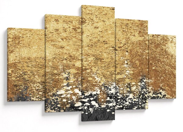 Obraz - Zlatá štruktúra N⁰3 (150x105 cm)