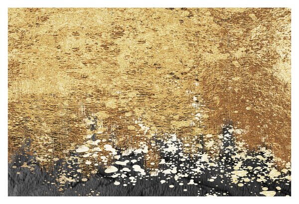 Obraz - Zlatá štruktúra N⁰3 (90x60 cm)