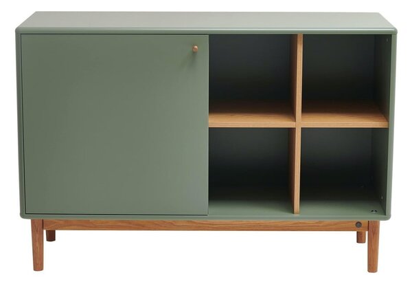 Zelená nízka komoda 118x80 cm Color Living - Tom Tailor for Tenzo