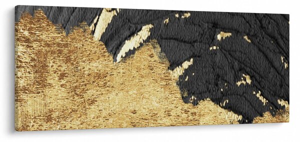 Obraz - Zlatá štruktúra N⁰1 (120x50 cm)