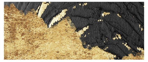 Obraz - Zlatá štruktúra N⁰1 (120x50 cm)