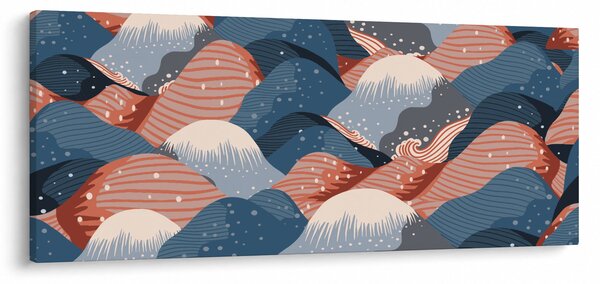 Obraz - Japonské vlny (120x50 cm)