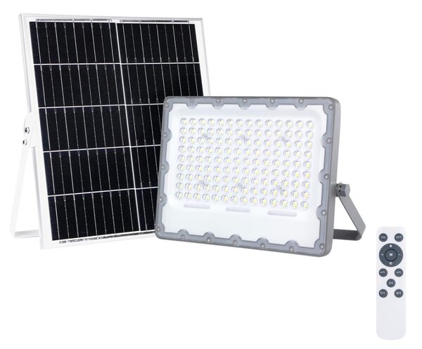 Milagro LED Reflektor so solárnym panelom FOCUS 100W/15000 mAh 3,2V 6000K IP65 + DO MI2137 + záruka 3 roky zadarmo