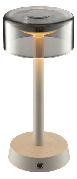 Brilliant - LED stmievateľná nabíjateľná dotyková stolová lampa RAZOR LED/2,5W/5V 2700K IP44 šedá