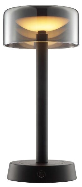 Brilliant - LED stmievateľná nabíjateľná dotyková stolná lampa RAZOR LED/2,5W/5V 2700K IP44 čierna