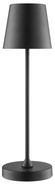 Brilliant - LED stmievateľná nabíjateľná dotyková stolná lampa ELORA LED/2,5W/5V 2700K IP44 čierna