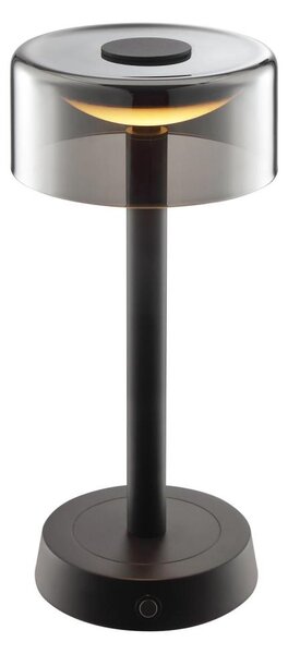 Brilliant - LED stmievateľná nabíjateľná dotyková stolná lampa RAZOR LED/2,5W/5V 2700K IP44 čierna
