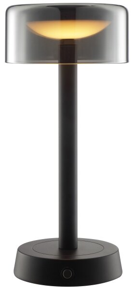 Brilliant - LED stmievateľná nabíjateľná dotyková stolná lampa RAZOR LED/2,5W/5V 2700K IP44 čierna
