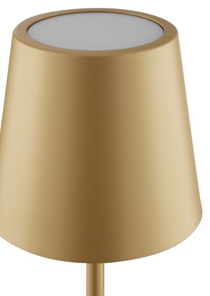 Brilliant - LED nabíjateľná stmievateľná dotyková stolná lampa ELORA LED/2,5W/5V 2700K IP44 zlatá