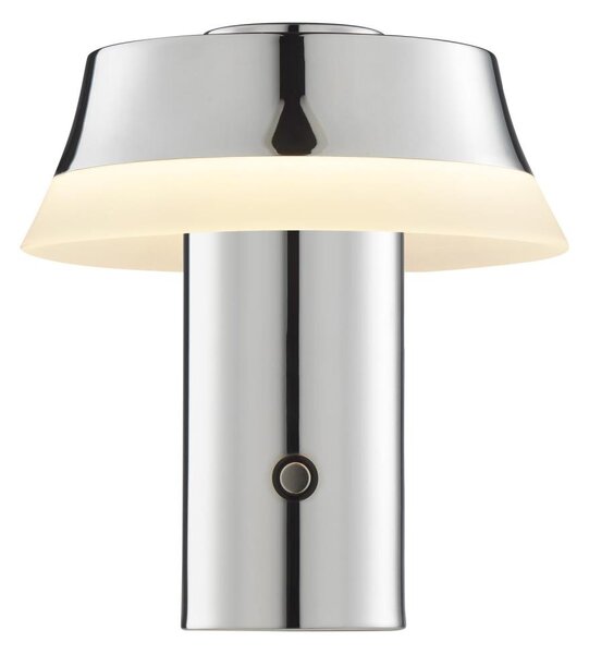 Brilliant - LED dotyková stmievateľná nabíjateľná stolná lampa KINICH LED/2,5W/5V 2700K lesklý chróm