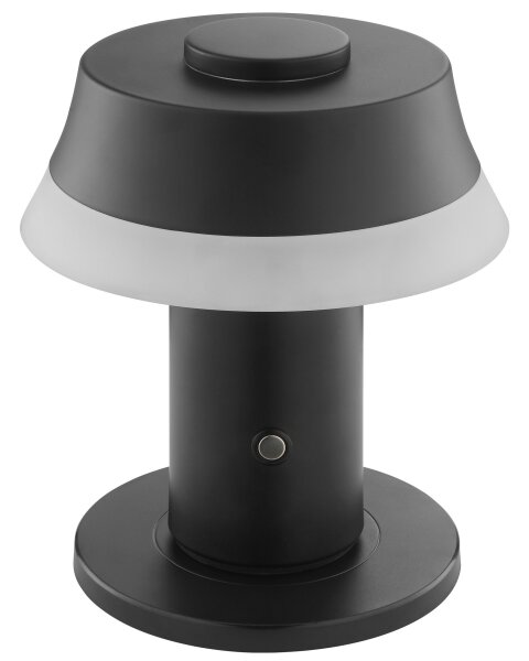 Brilliant -LED Stm nabíjacia dotyková stolová lampa KINICH LED/2,5W/5V 2700K čierna