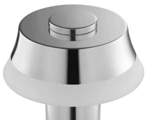 Brilliant - LED dotyková stmievateľná nabíjateľná stolná lampa KINICH LED/2,5W/5V 2700K lesklý chróm