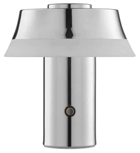 Brilliant - LED dotyková stmievateľná nabíjateľná stolná lampa KINICH LED/2,5W/5V 2700K lesklý chróm