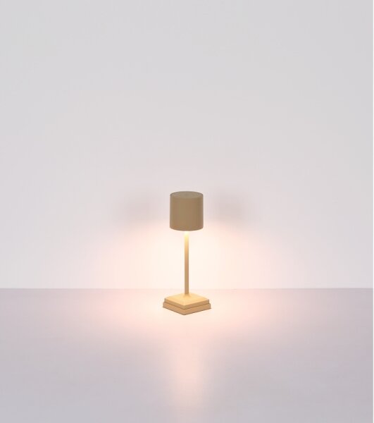 Globo 58487S - LED stmievateľná dotyková nabíjateľná stolová lampa DIXON 1,5 W/5 V 2200 mAh béžová