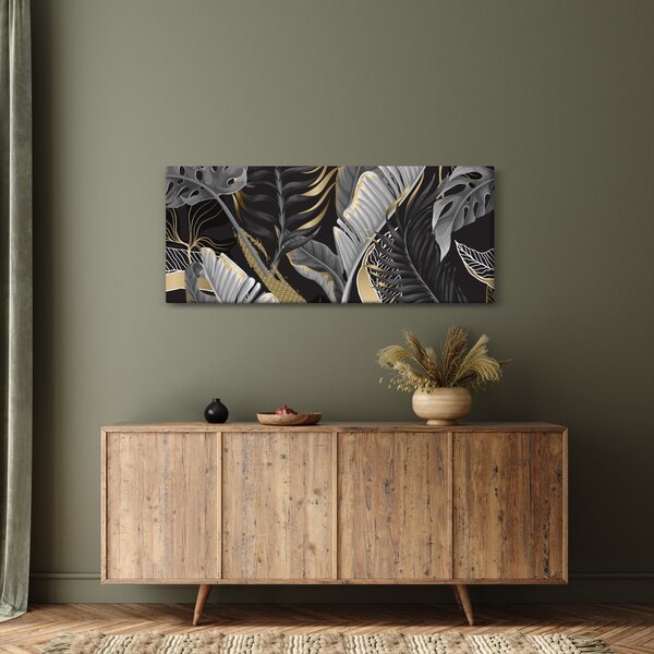 Obraz - Zlatá džungľa (120x50 cm)