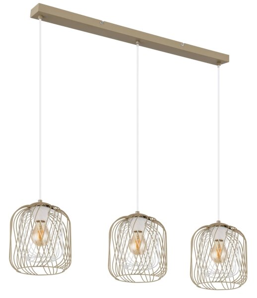 Globo 15965-3H - Závesný luster na lankách DICHTI 3xE27/40W/230V
