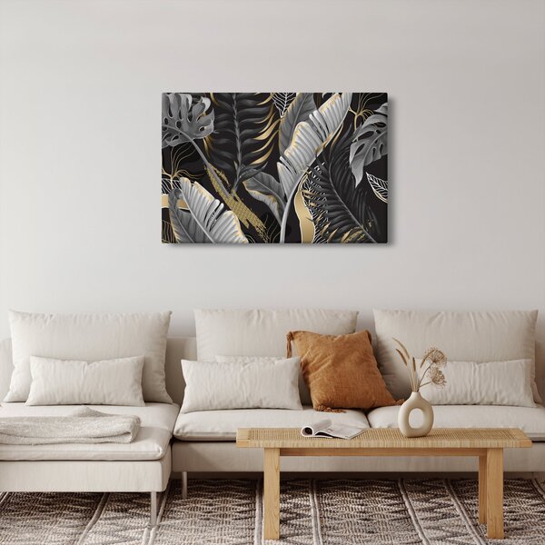Obraz - Zlatá džungľa (90x60 cm)