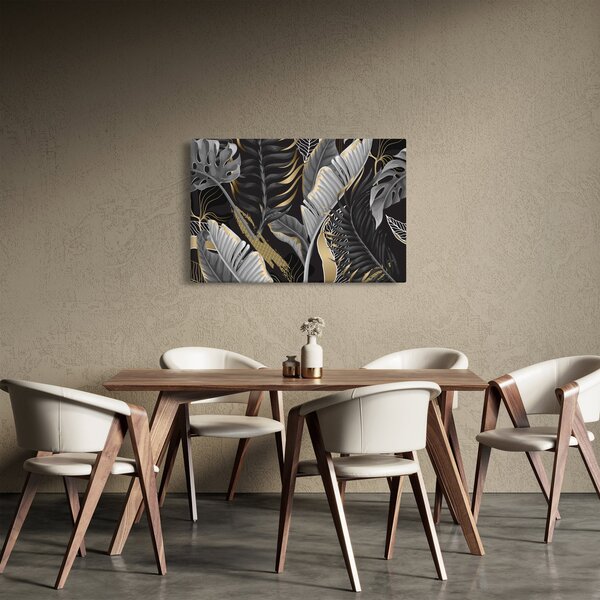Obraz - Zlatá džungľa (90x60 cm)