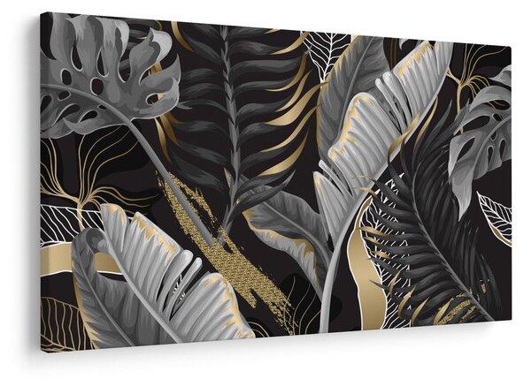 Obraz - Zlatá džungľa (90x60 cm)