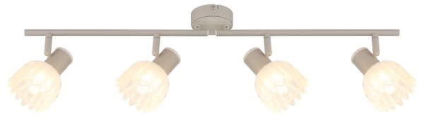 Globo 54317-4 - Bodové svietidlo PLANTA 4xE14/40W/230V