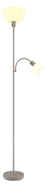 Globo 59947S - Stojacia lampa HINTON 1xE27/40W/230V + 1xE14/25W