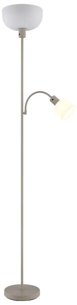 Globo 59947S - Stojacia lampa HINTON 1xE27/40W/230V + 1xE14/25W