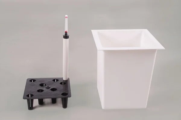 3-set hranatých plastových vložiek so samozavlažovacím setom, 32*29*29 cm, biely