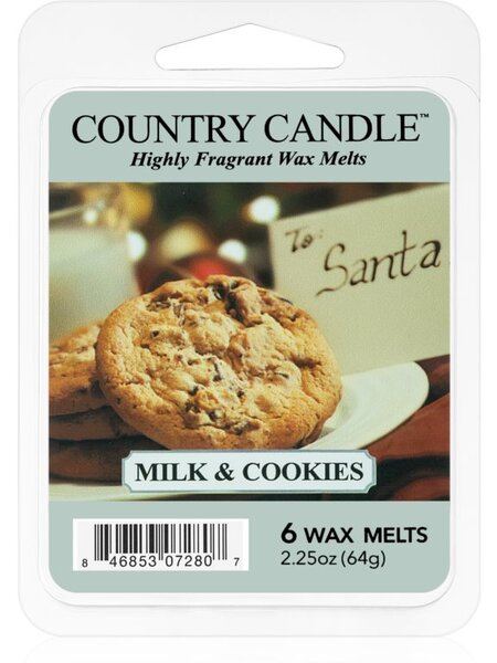 Country Candle Milk & Cookies vosk do aromalampy 64 g