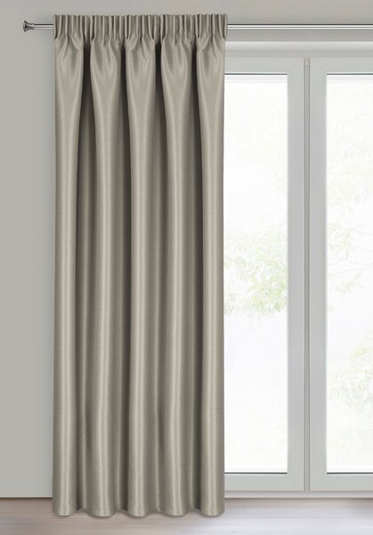 ZATEMŇOVACÍ ZÁVES NA PÁSKE SELINA 140X270 CM TMAVOBÉŽOVÁ