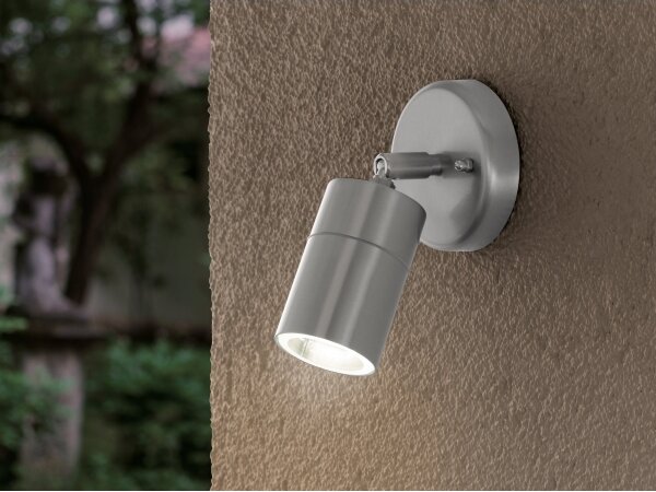 Eglo 93268 - LED vonkajšie osvetlenie STOCKHOLM 1 1xGU10/5W/230V