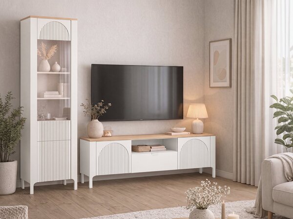 Mirjan24 Nábytok do obývacej izby Imperion II, Farby:: kašmír / kašmír + dub vicenza 5903211538537