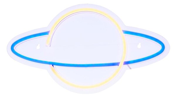 Atmosphera - LED neónová nástenná dekorácia PLANET LED/5V
