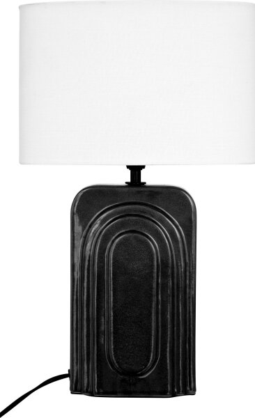 Atmosphera - Stolná lampa MONIA 1xE14/60W/230V čierna/biela